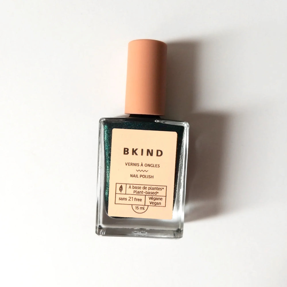 BKIND - Nail polish - Wicked / Dark green with glitter