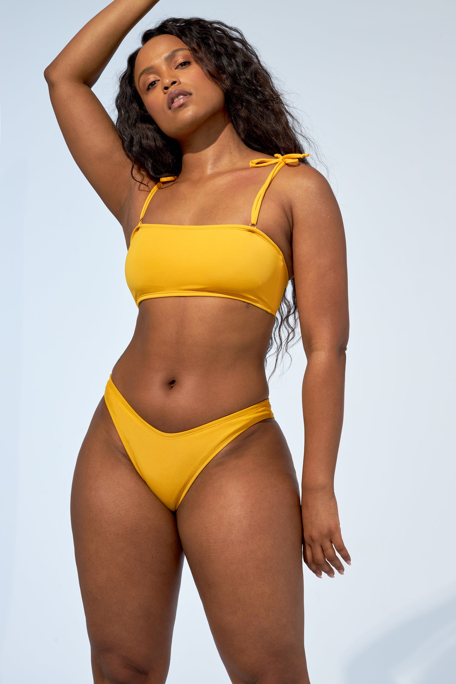 MARINA - Bikini top in Yellow – Selfish swimwear