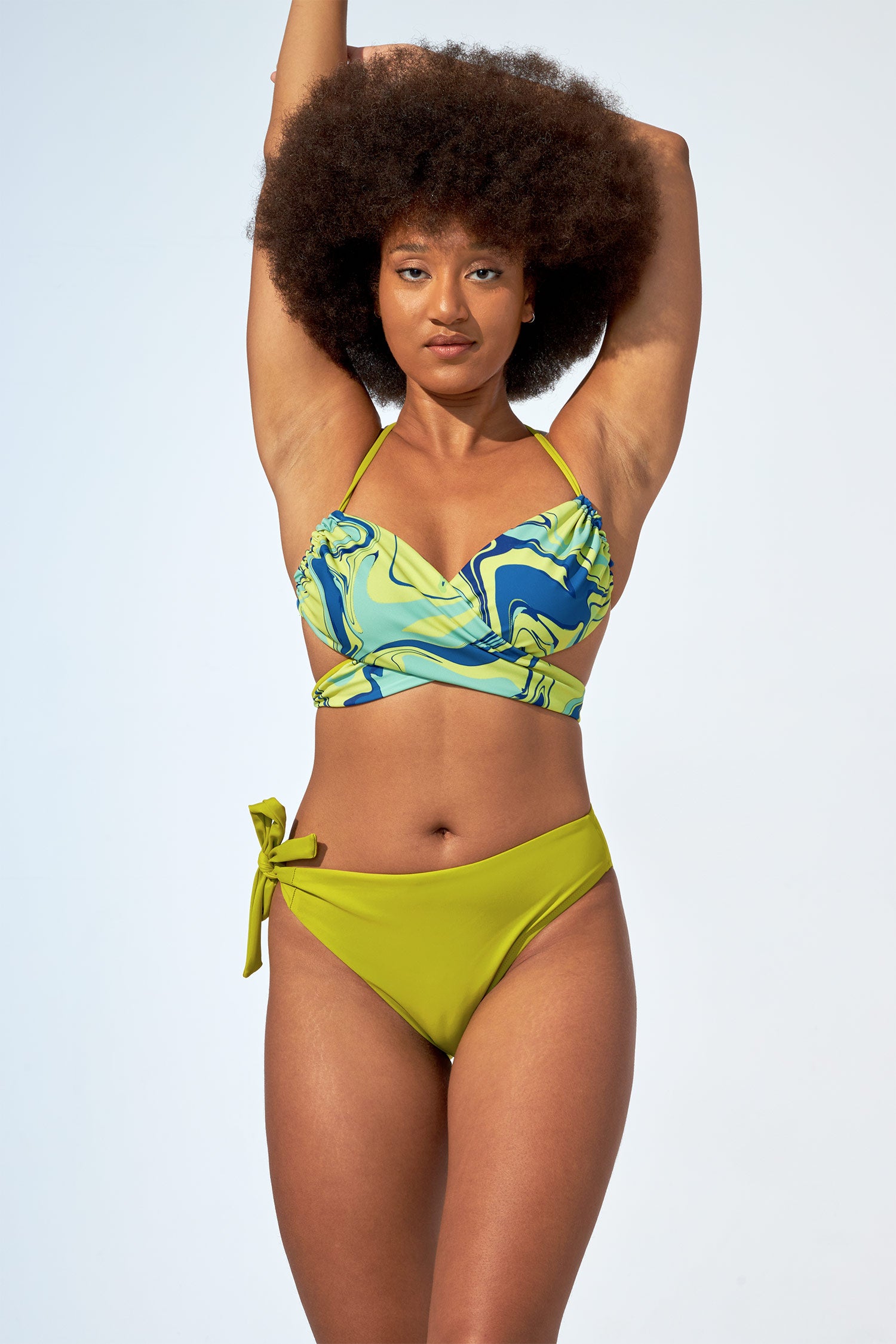 ELEANORE - Bikini bottom in Lime green