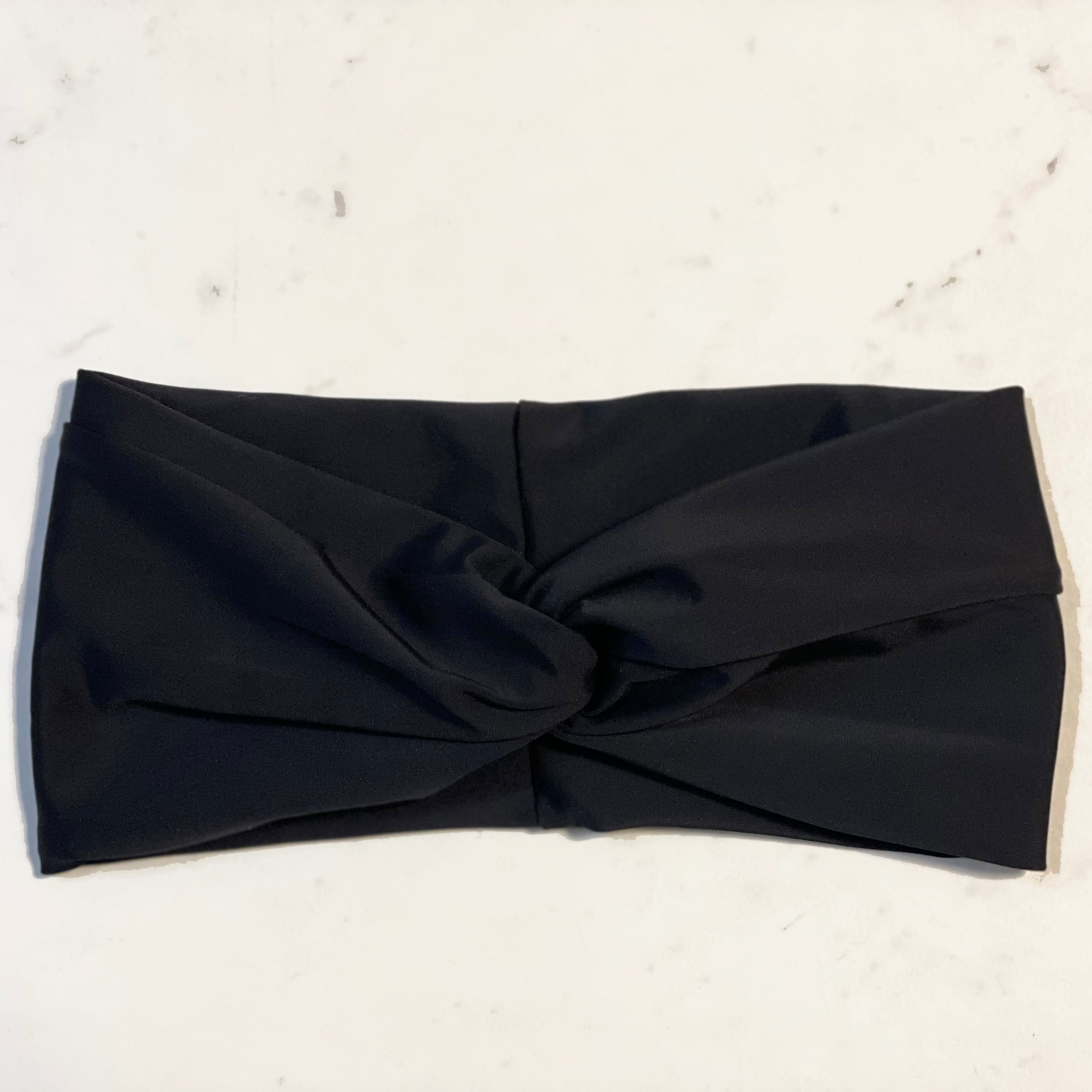 Twisted headband - Black - Selfish swimwear Headband