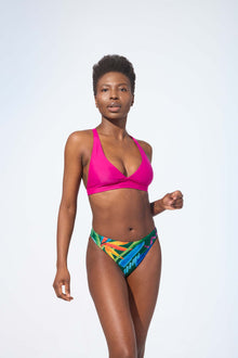 LAUREN - Haut de maillot de bain en rose Fuchsia