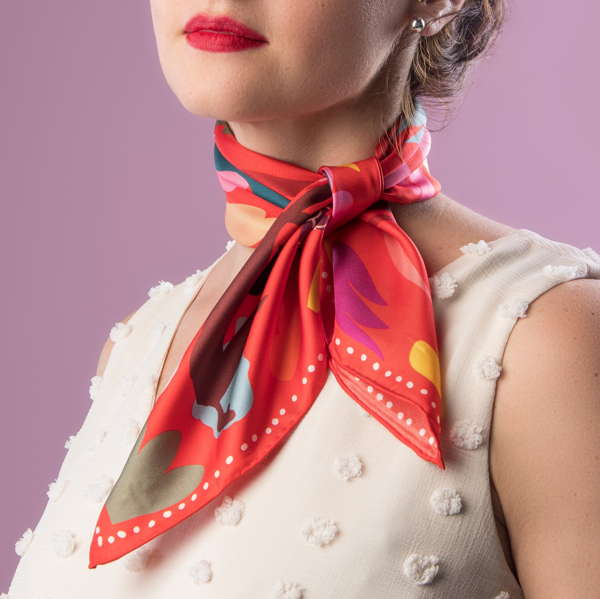 アクセサリー everyone classic silk scarf 1a4ec16b9a1cc4b315c49f0604d029