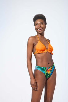 CAMILA – Bas de maillot de bain taille mi-haute en imprimé Essence
