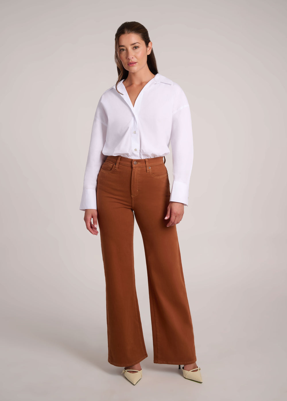 YOGA JEANS - Lily - brun Aurora