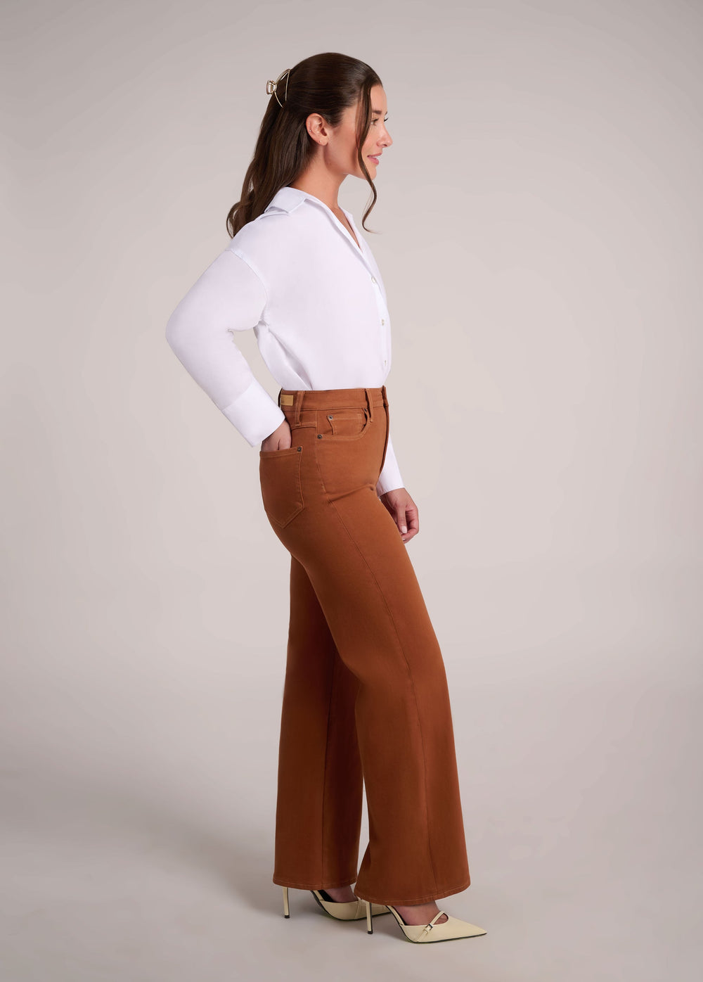 YOGA JEANS - Lily - brun Aurora