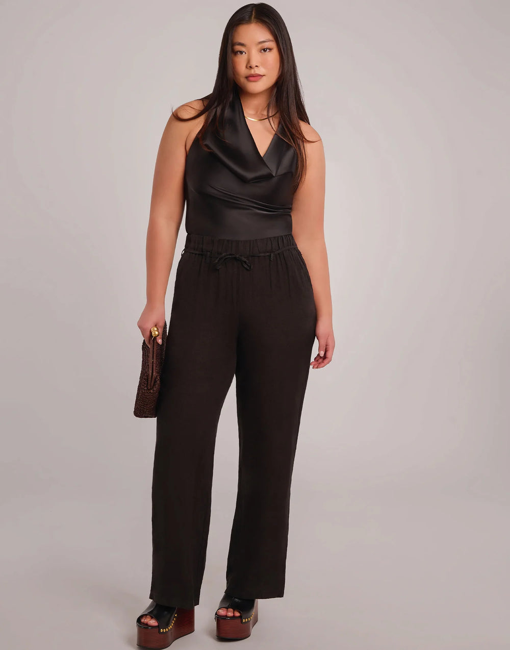 YOGA JEANS - Nora Belted linen pant
