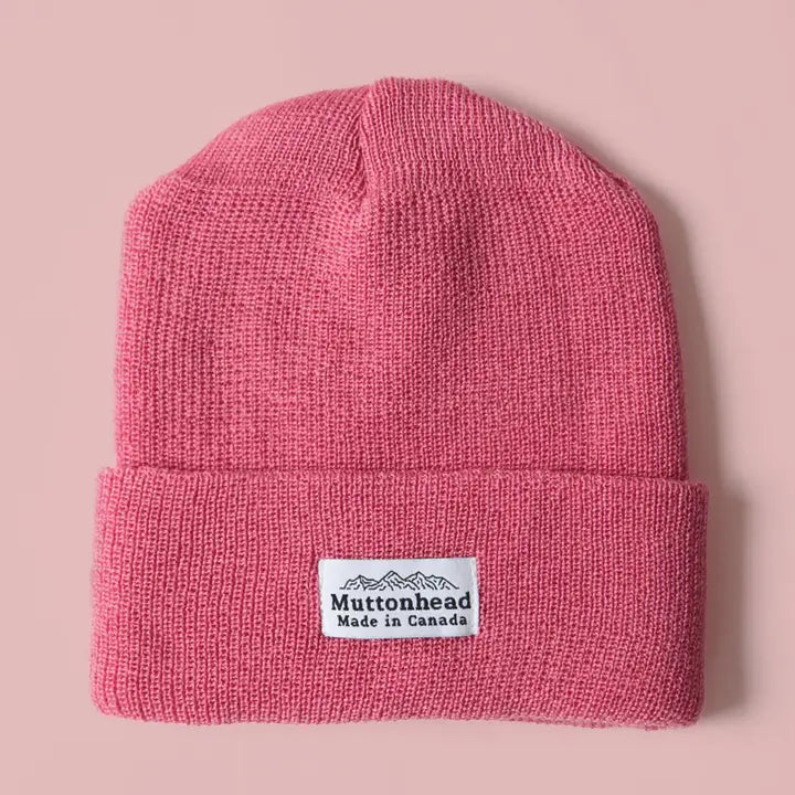 MUTTONHEAD - Toque merino blush