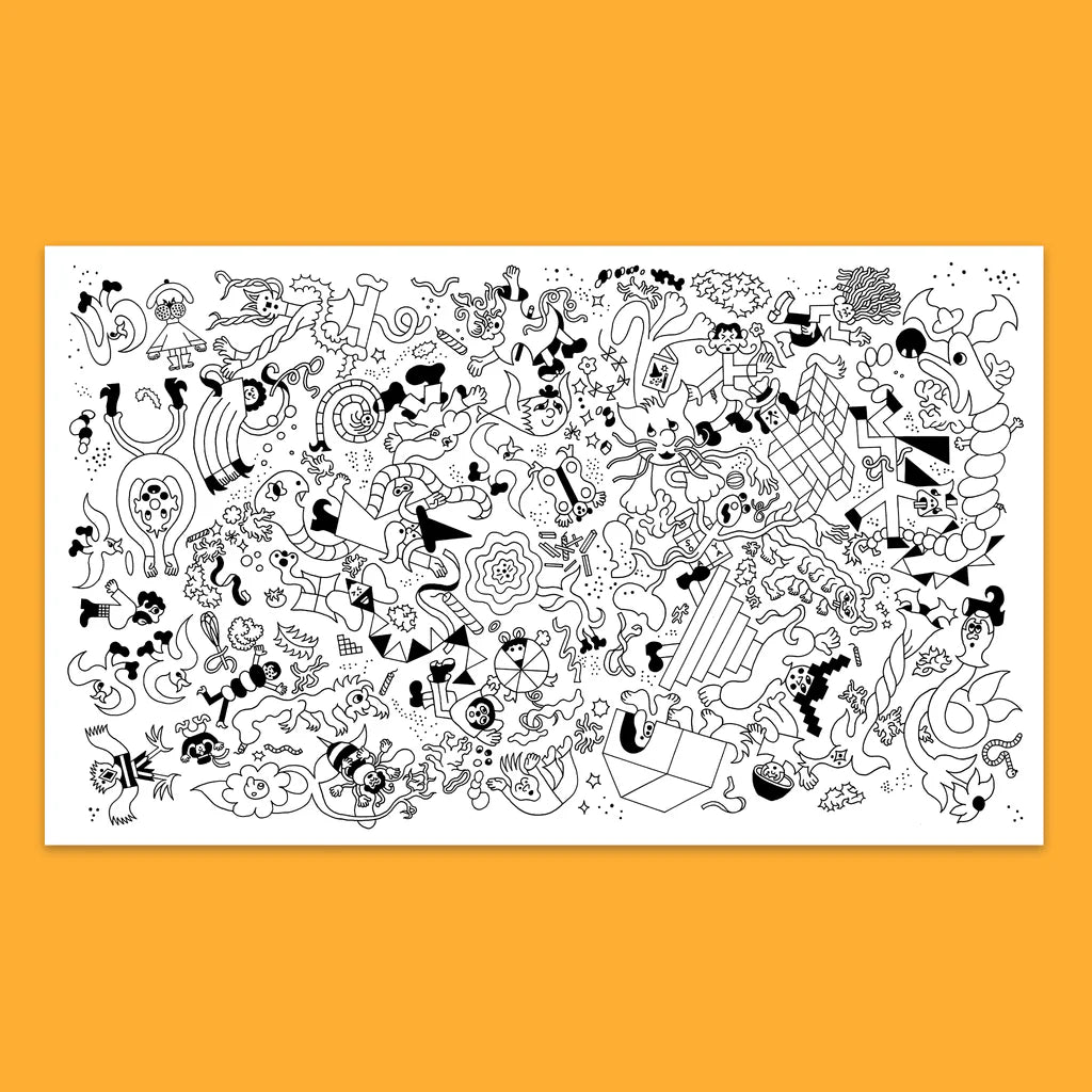 PAPEROLE - giant coloring poster