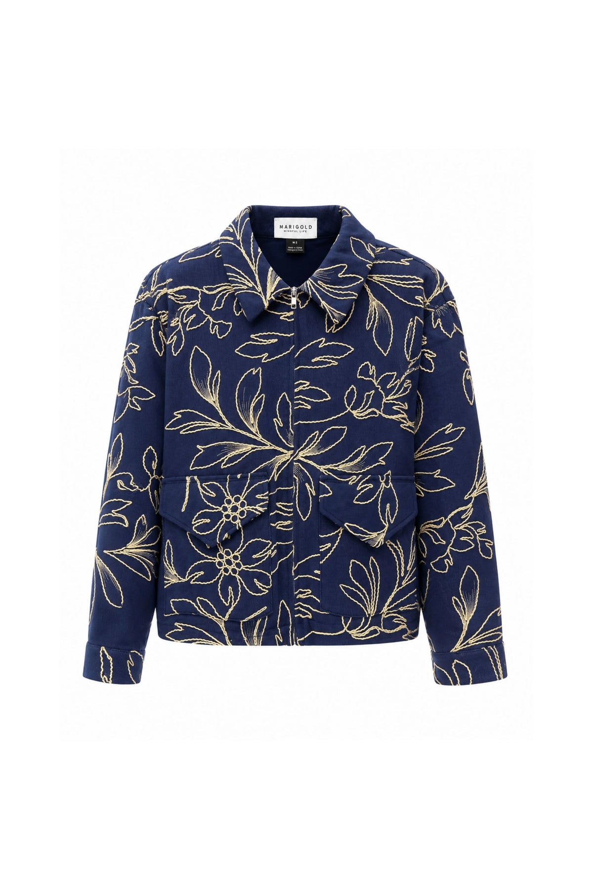 Marigold - Damien Veste en denim brodé