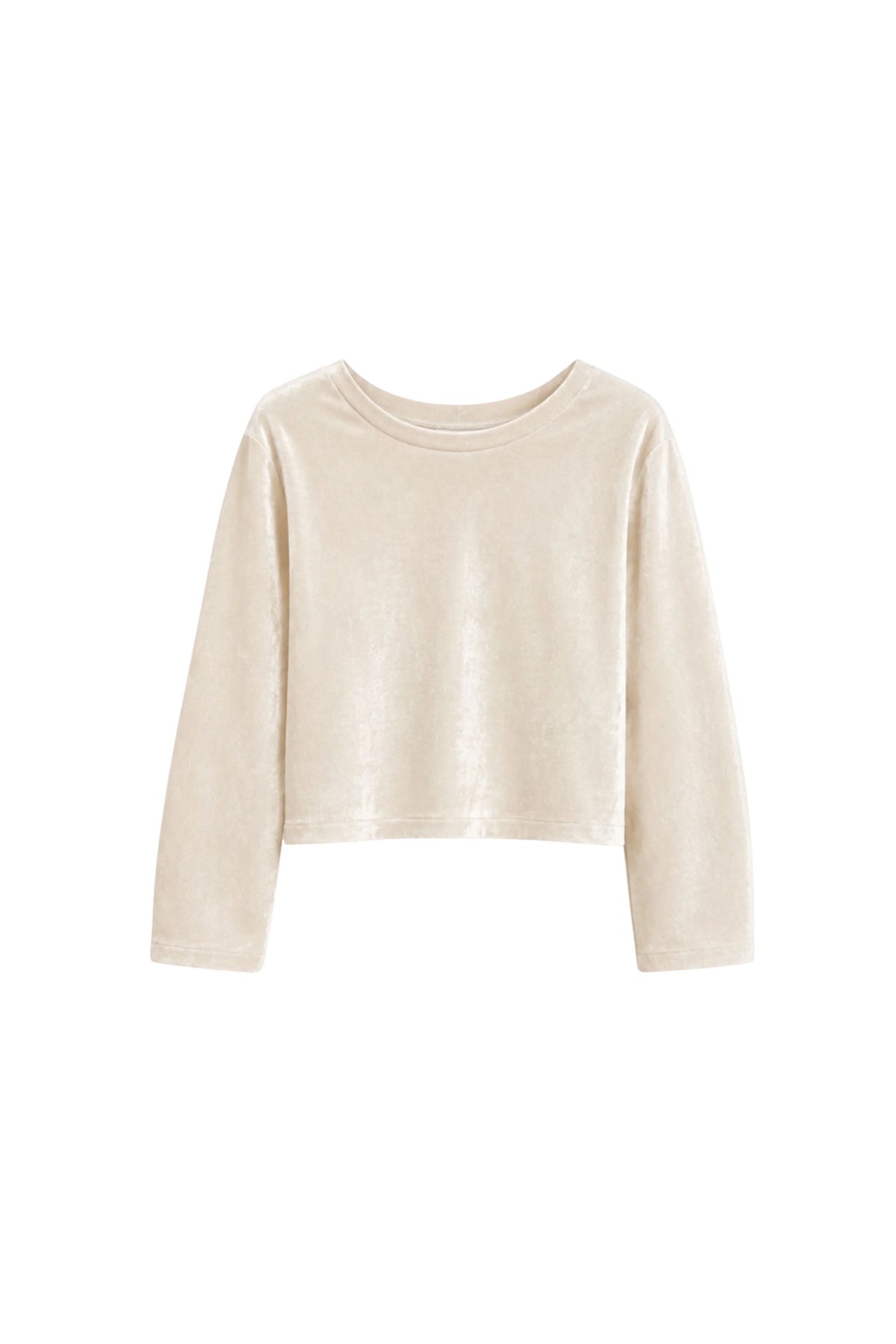 MARIGOLD - Dido Chenille knit top with barrel sleeves