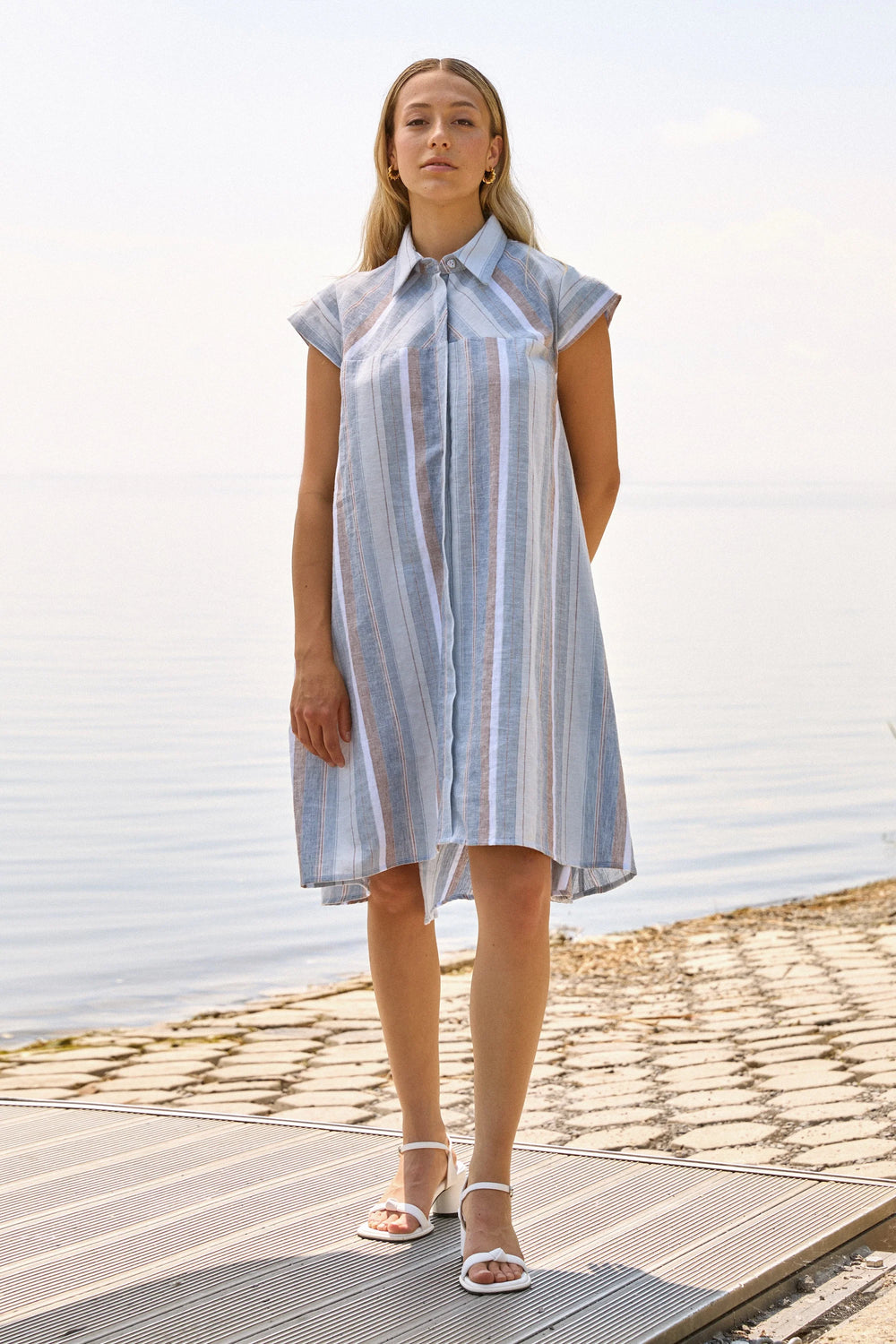 MARIGOLD - Capucine Flared shirt dress