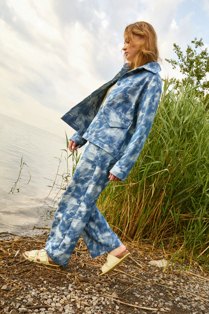 MARIGOLD - VEST Cedrik - denim blue