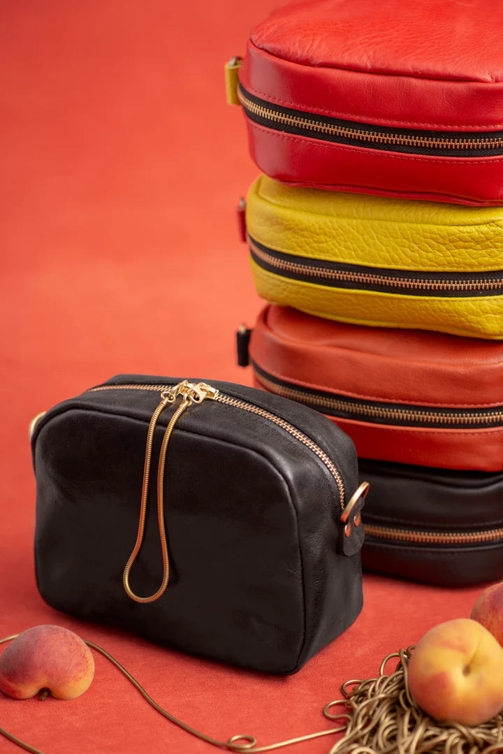 VEINAGE - Cartier - Sac à main en cuir avec ganse bandoulière