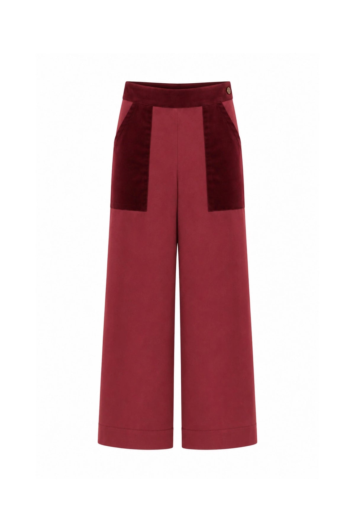 MARIGOLD - Rocky  Pantalon taille haute en twill et corduroy