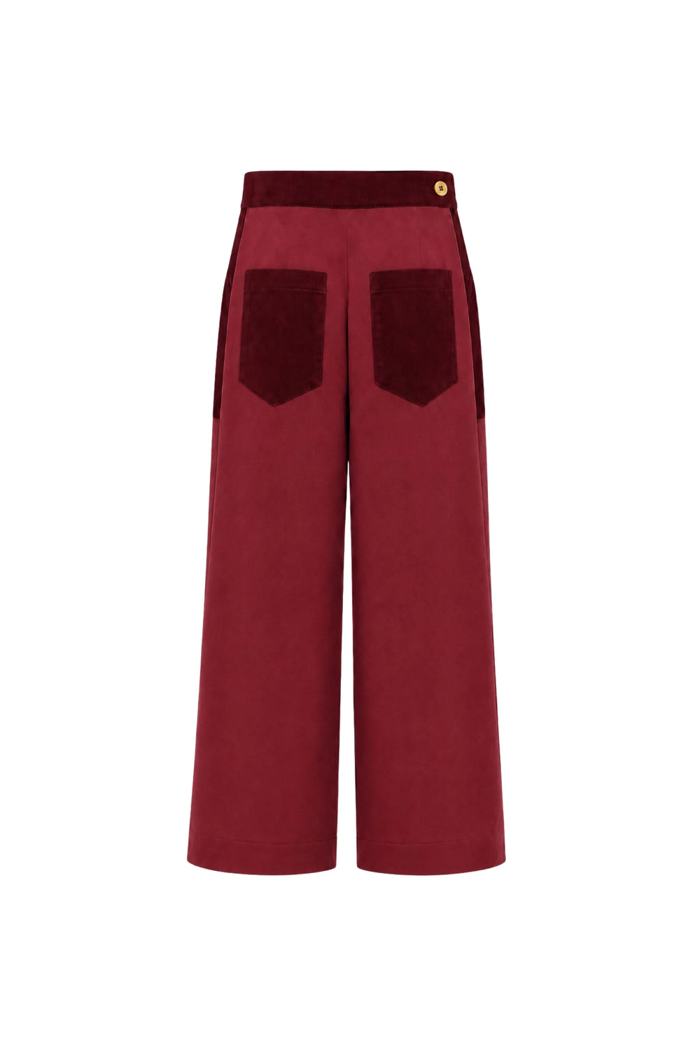 MARIGOLD - Rocky High-waisted twill and corduroy pants