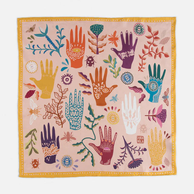 Foulard de cou en soie - Reine - 20"x20"