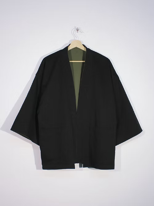 1ER MAI - Kimono black & green reversible