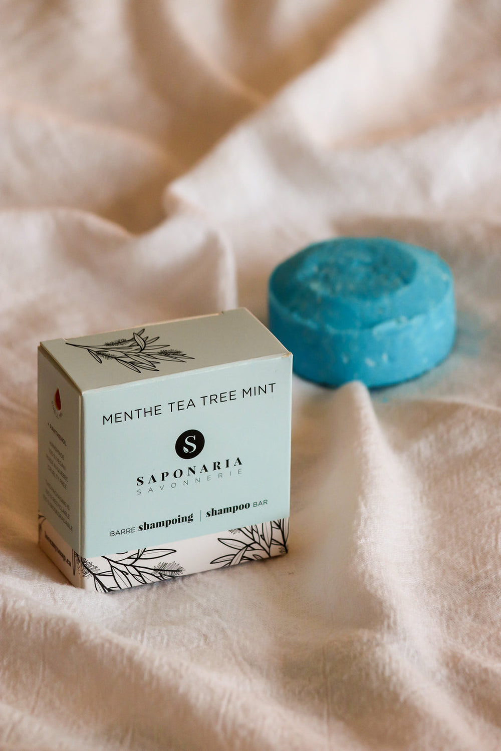 SAPONARIA - Solid shampoo - Mint & tea tree