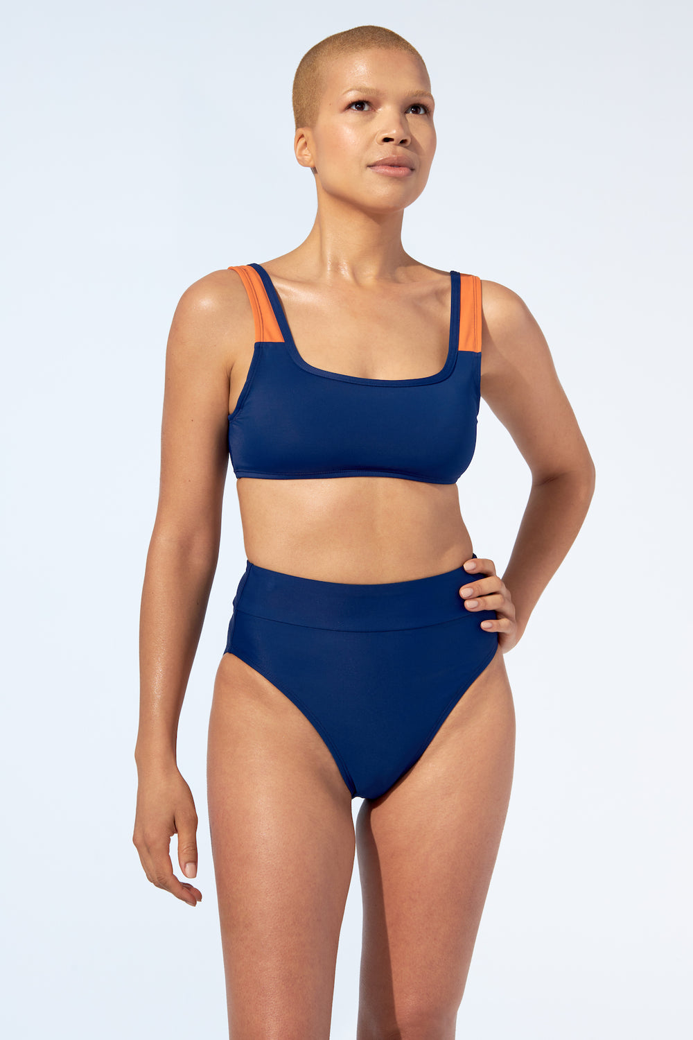 GABRIELLE - Bikini Top in Night blue - Selfish swimwear Top