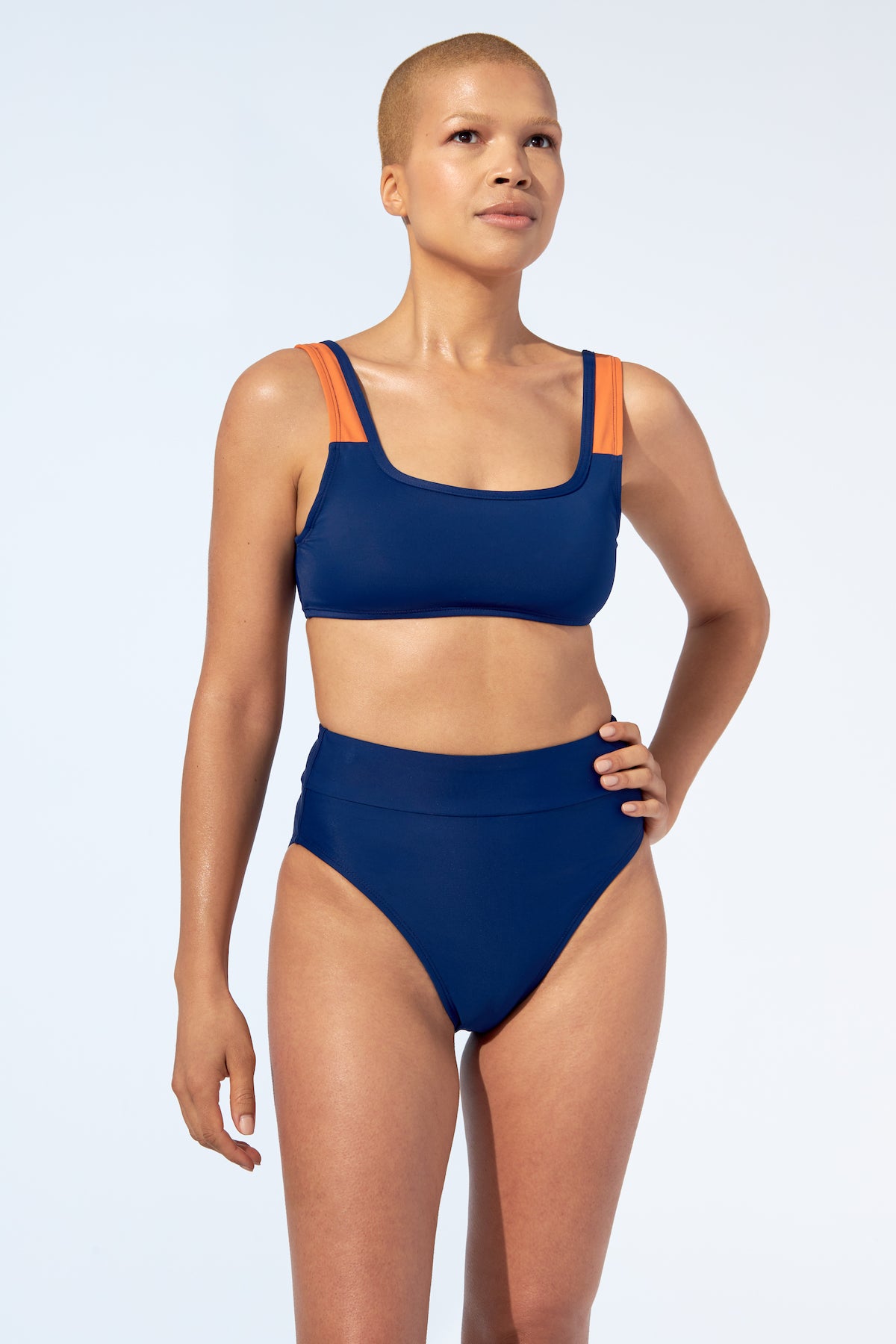 ANALIE – Bikini bottom in Night blue - Selfish swimwear Bottom