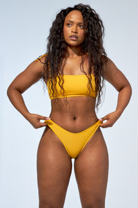 MARINA - Bikini top in Yellow - Selfish swimwear Top