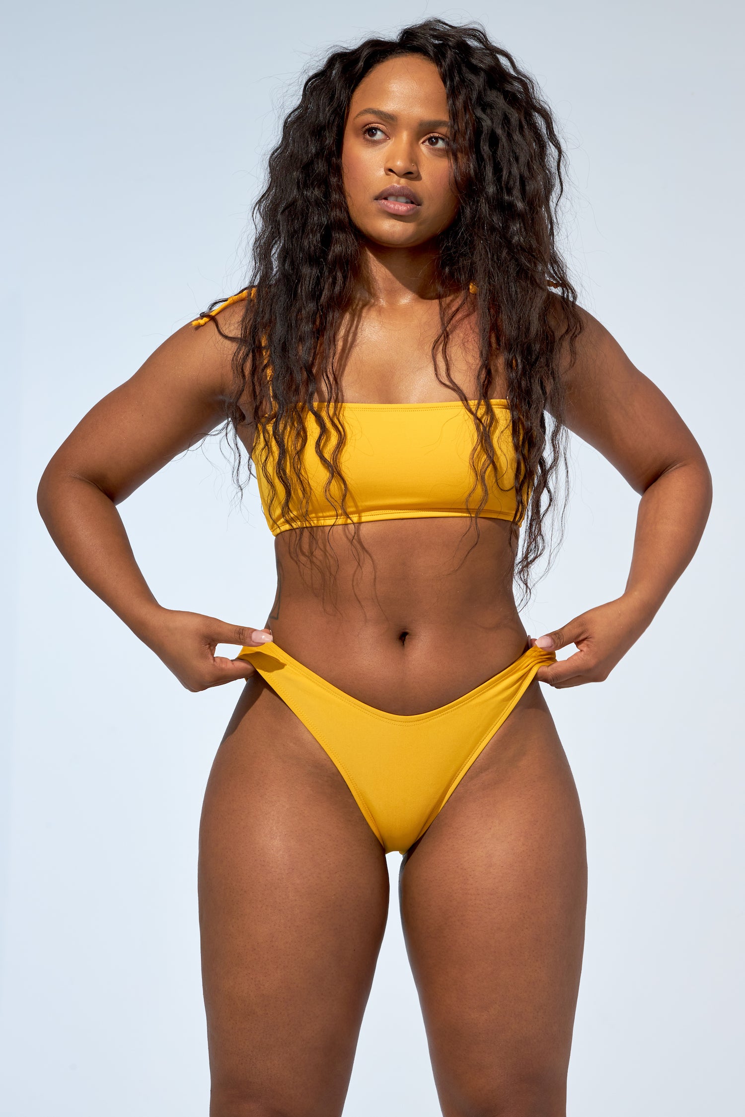LEXI – Bikini bottom in Yellow - Selfish swimwear Bottom