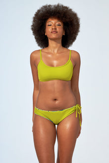 BEATRICE - Bikini top in Lime green