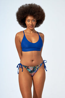 KAMALA - Bikini top in Navy blue