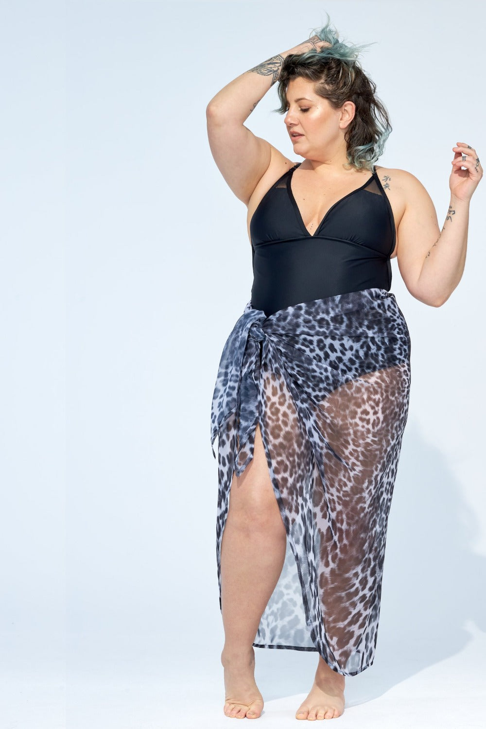 Plus Size Beach Club Pareo Swimsuit Cover Up from Cover Me – Sportive Plus