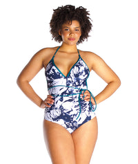 MICHELLE – One piece in Ink print - Selfish swimwear one piece