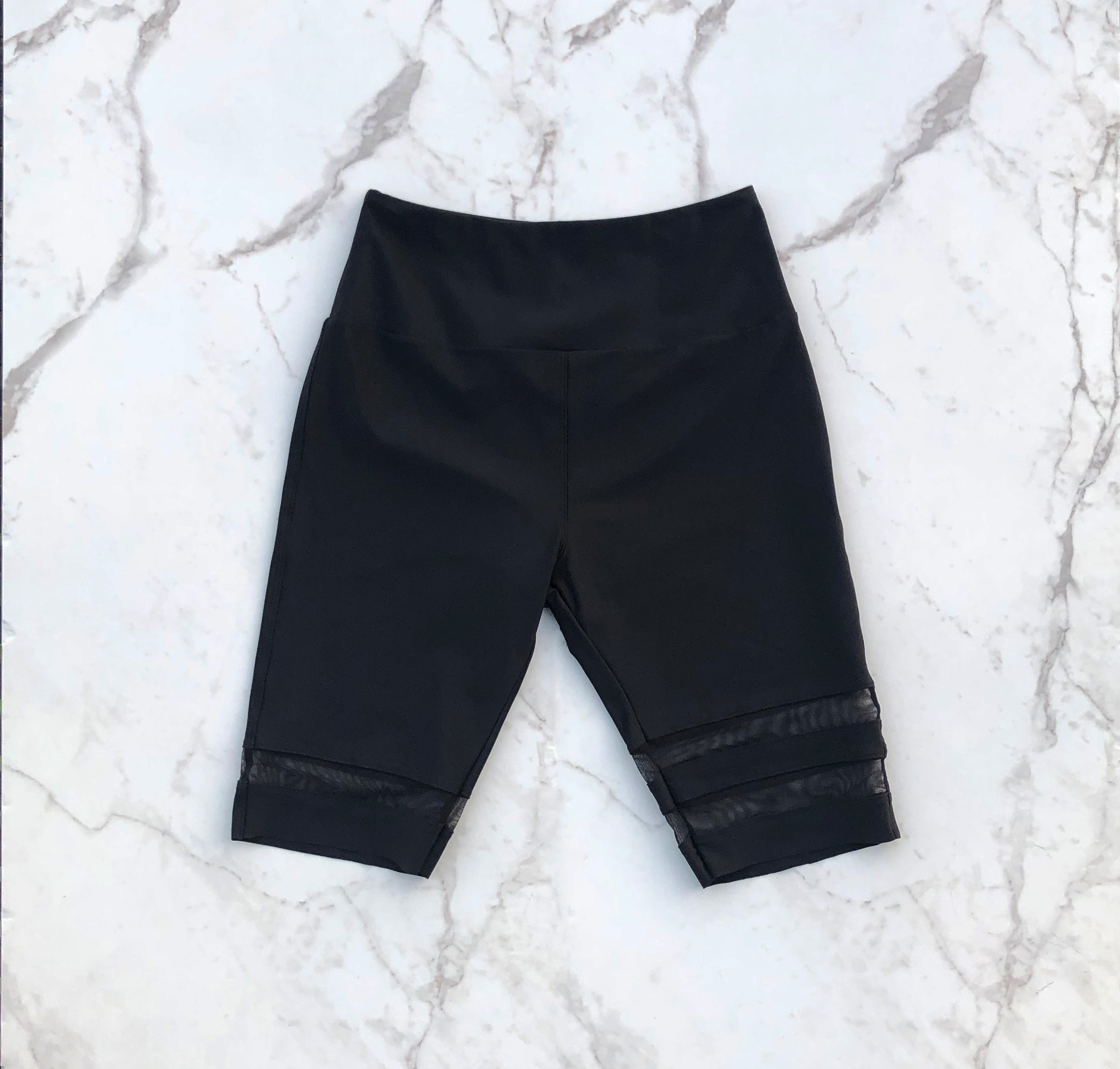 Biker short – Black - Selfish swimwear Bottom